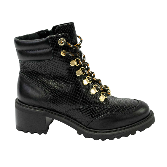 Lace-up Leather Boot