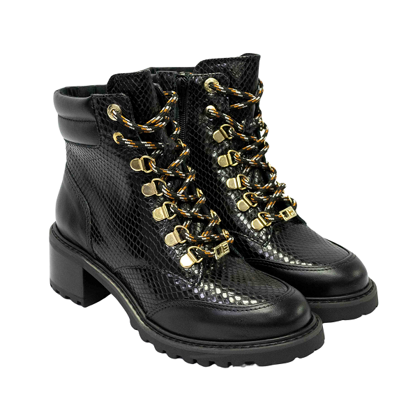 Lace-up Leather Boot