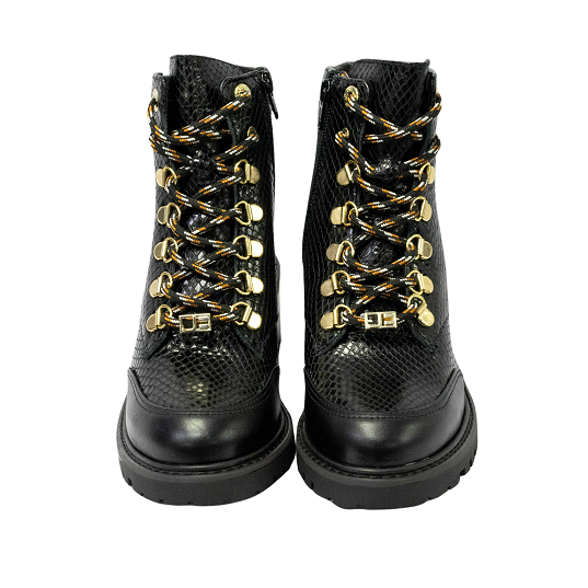 Lace-up Leather Boot