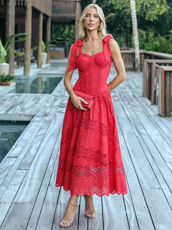Lace Midi Dress