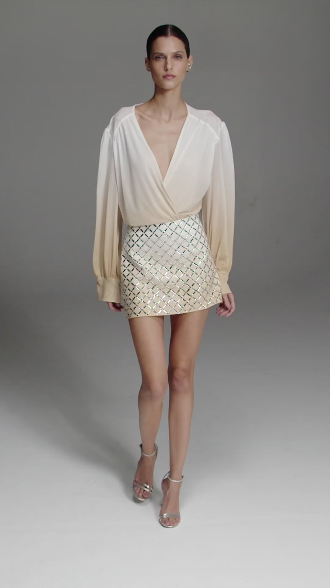 Gradient Transfer Skirt