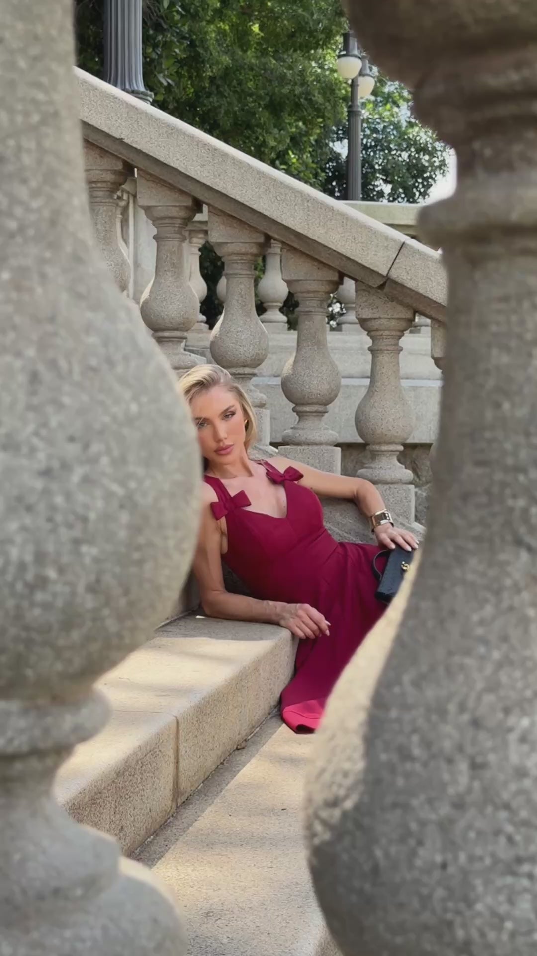 Godet Midi Dress