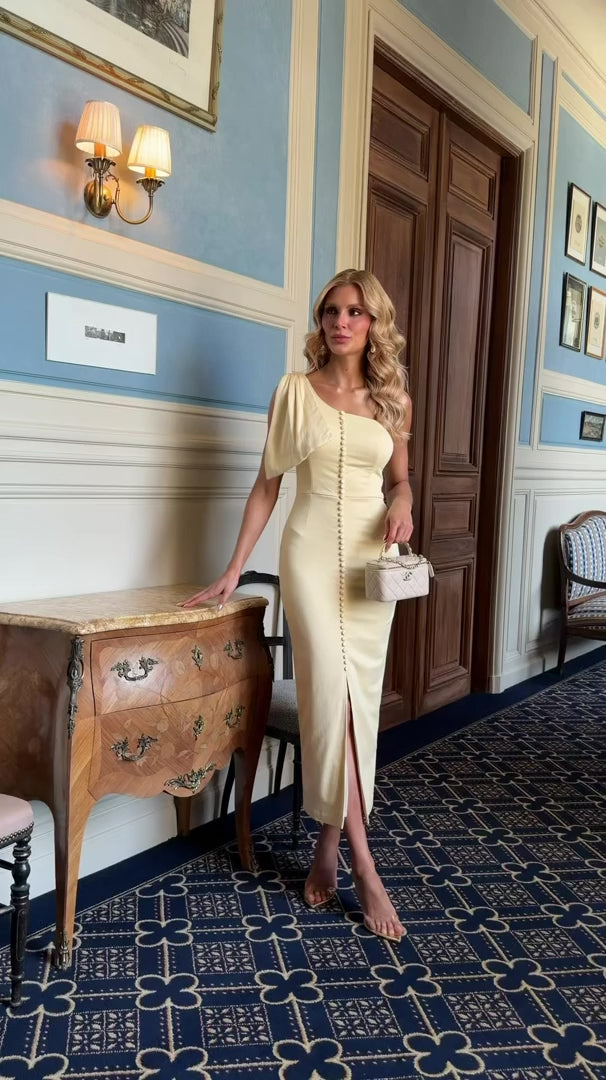 Vestido Midi assimétrico Verena