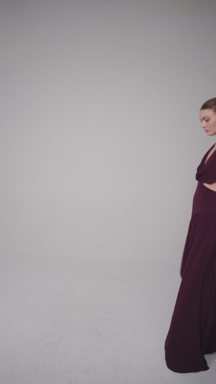 Vestido Longo Corpo Blusado