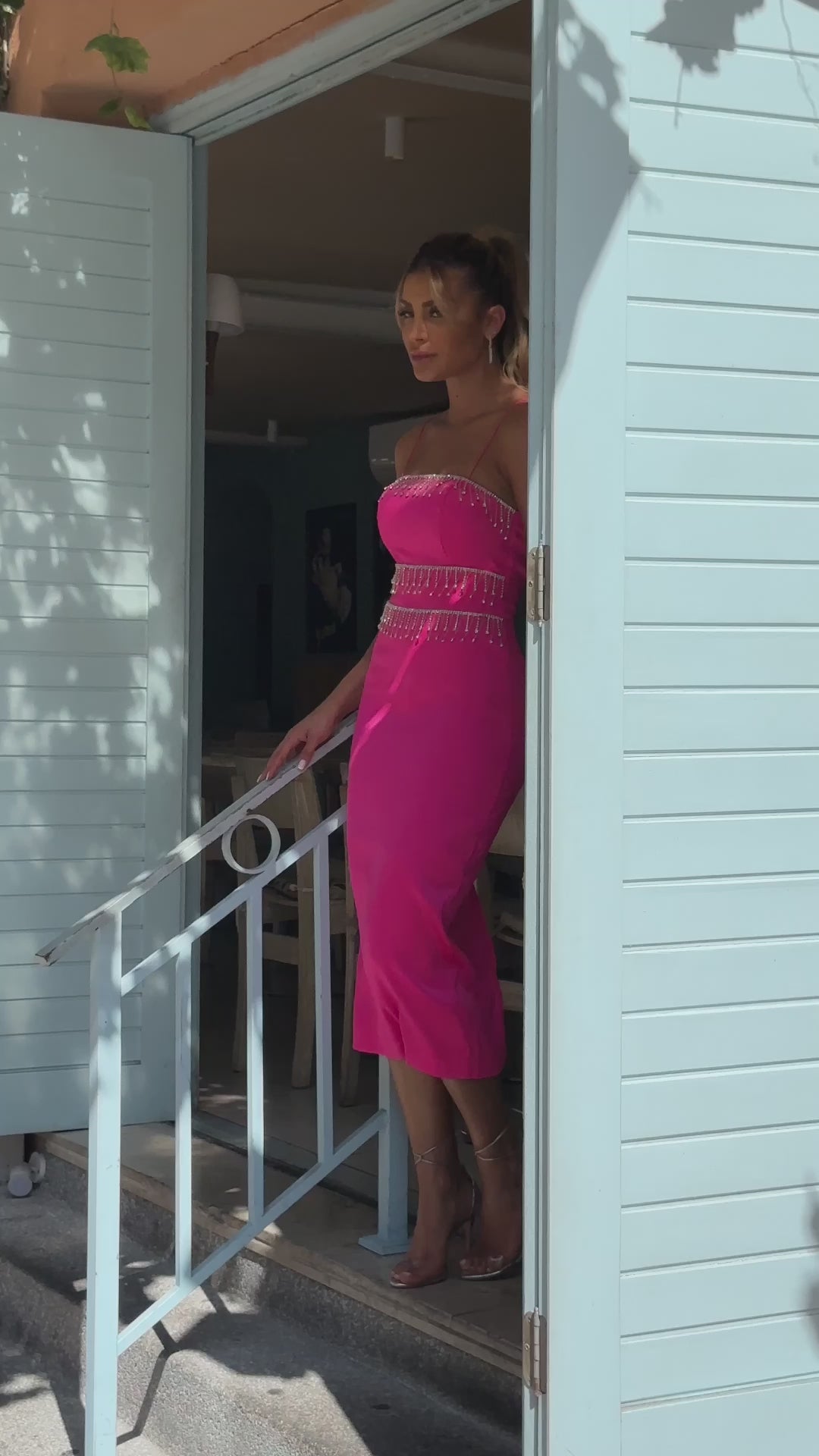Satin Midi Dress