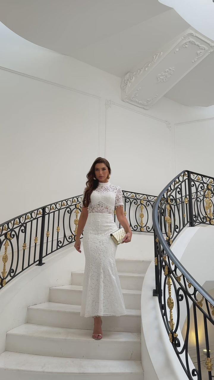 Lace Midi Dress