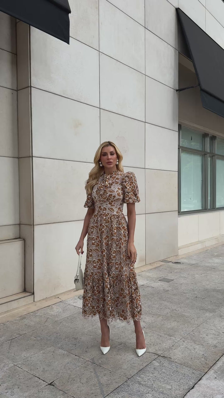 Lace Midi Dress