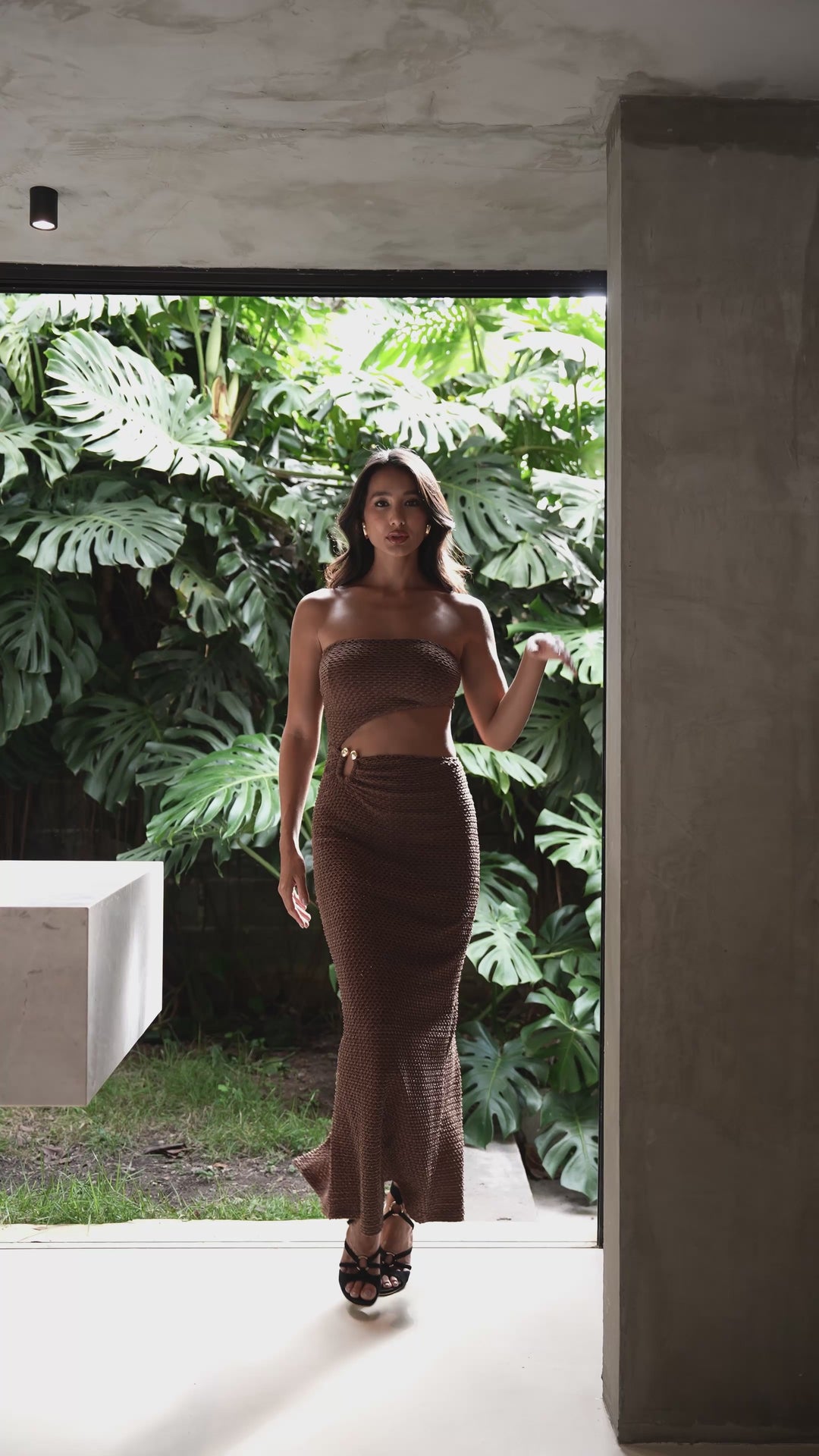 Vestido Fenda Frontal