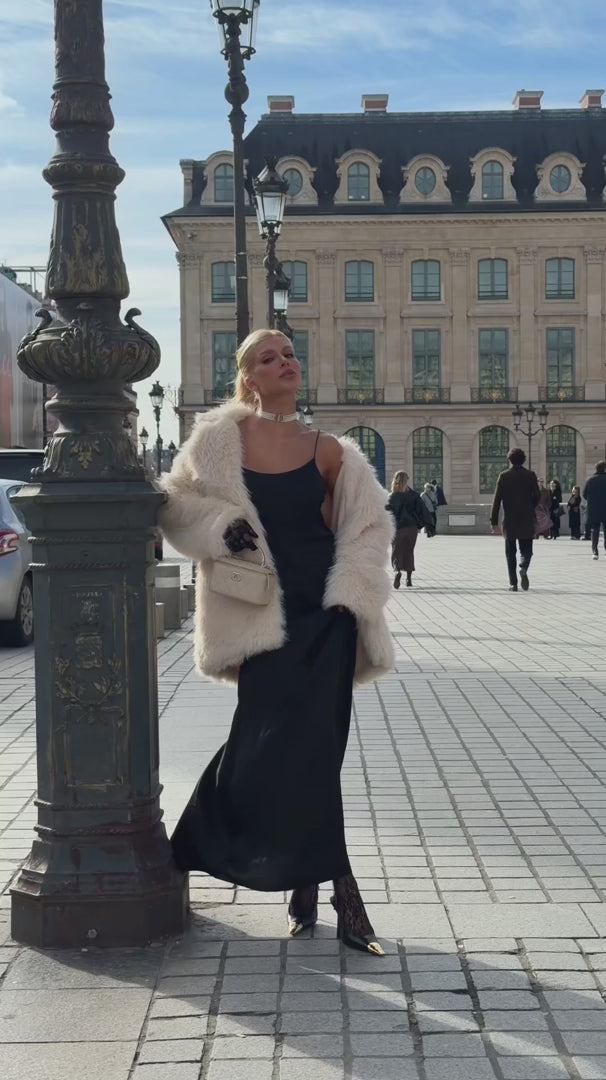 Vestido Slip Midi Acetinado