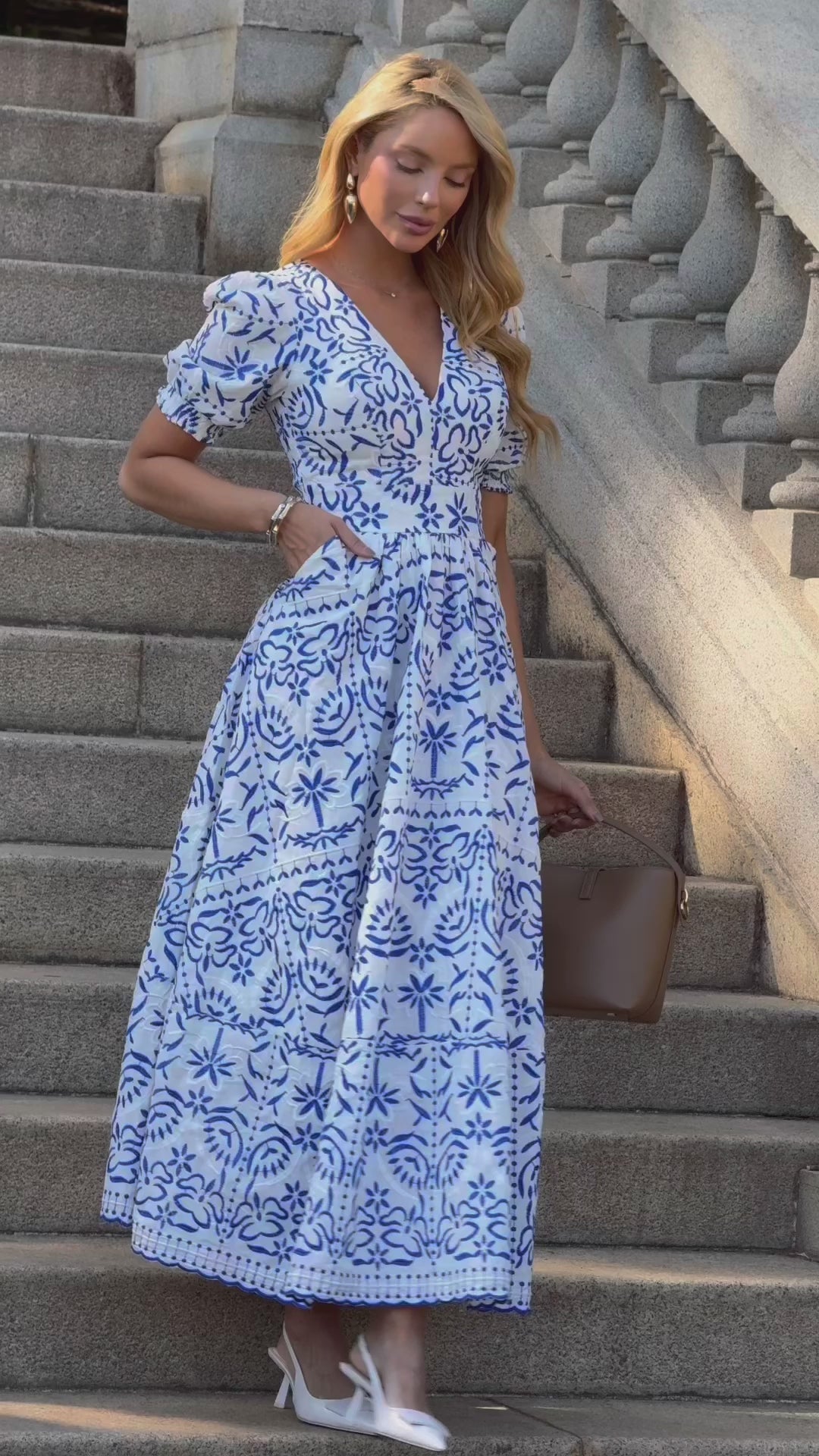 Pink Lemonade Laise Midi Dress