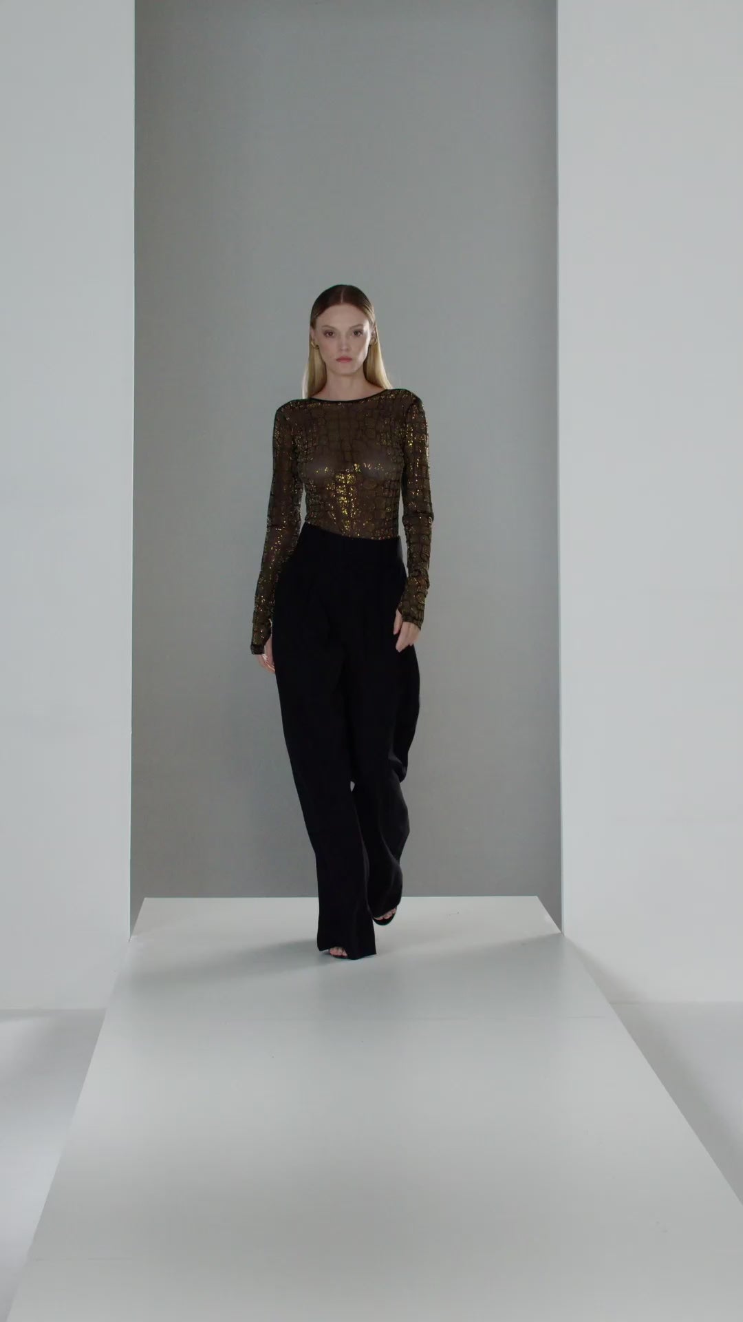 Body Transfer Croco Gold