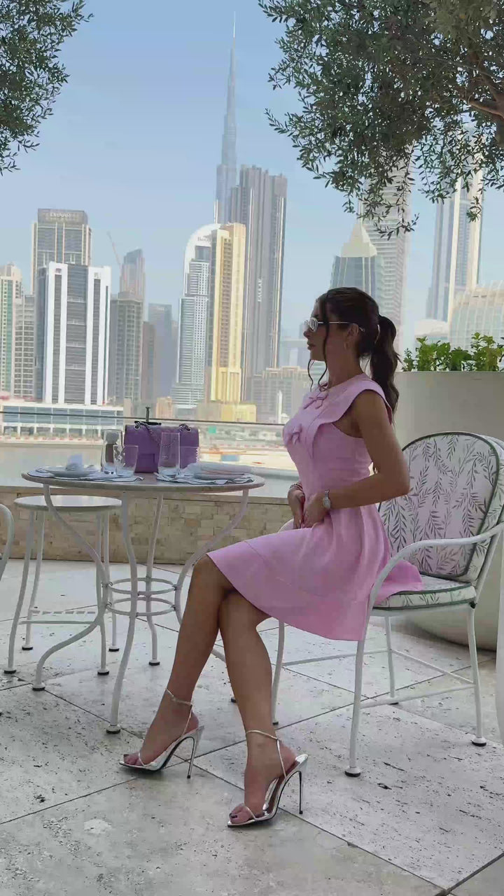 Short Candy Bow Dress