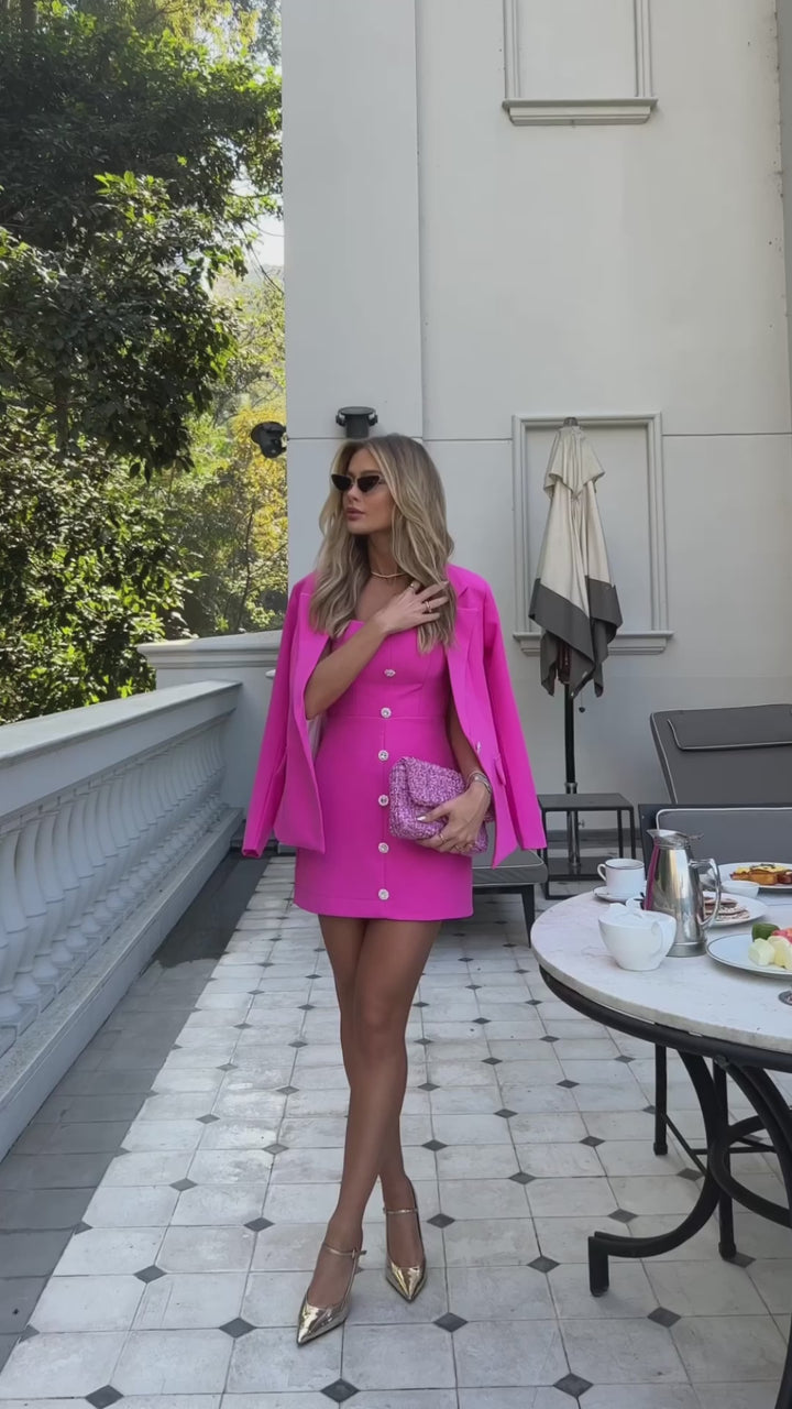 Dress+Blazer Set