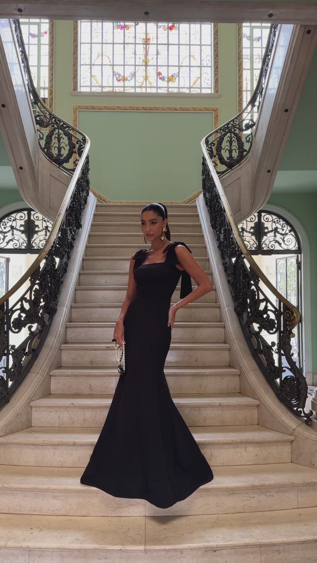 Long Flared Dress