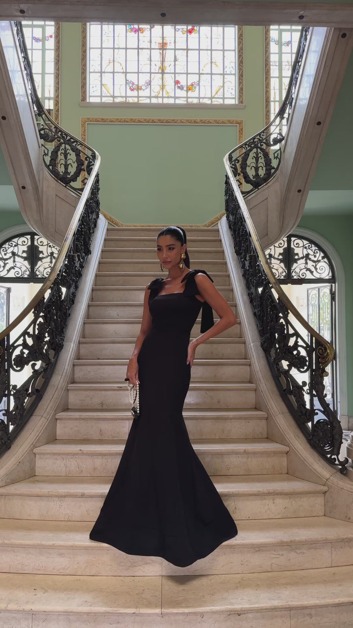 Long Flared Dress