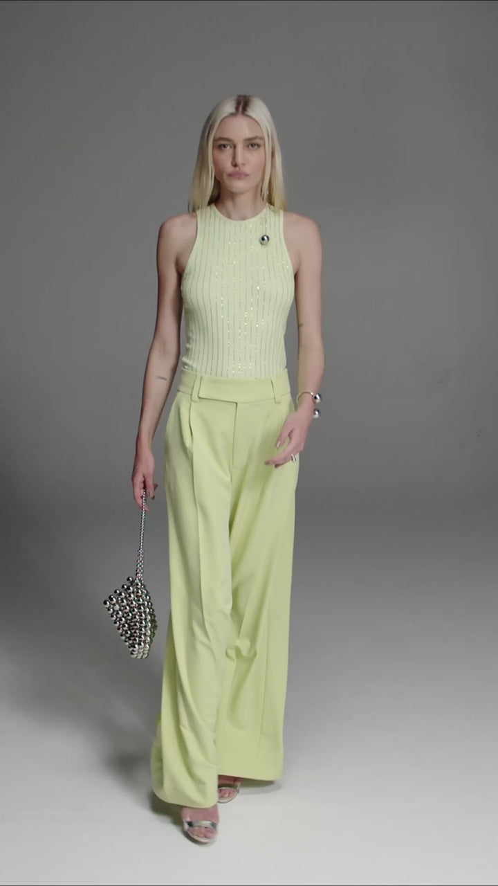 Ribbed Transfer Tank Top