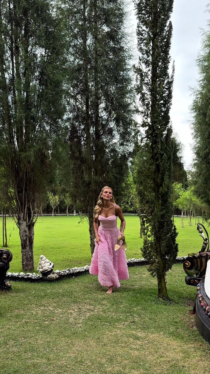 Vestido Midi Flores