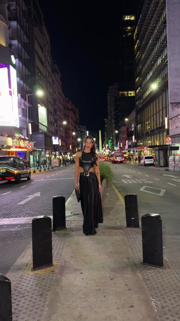 Cut Out Date Night Long Dress
