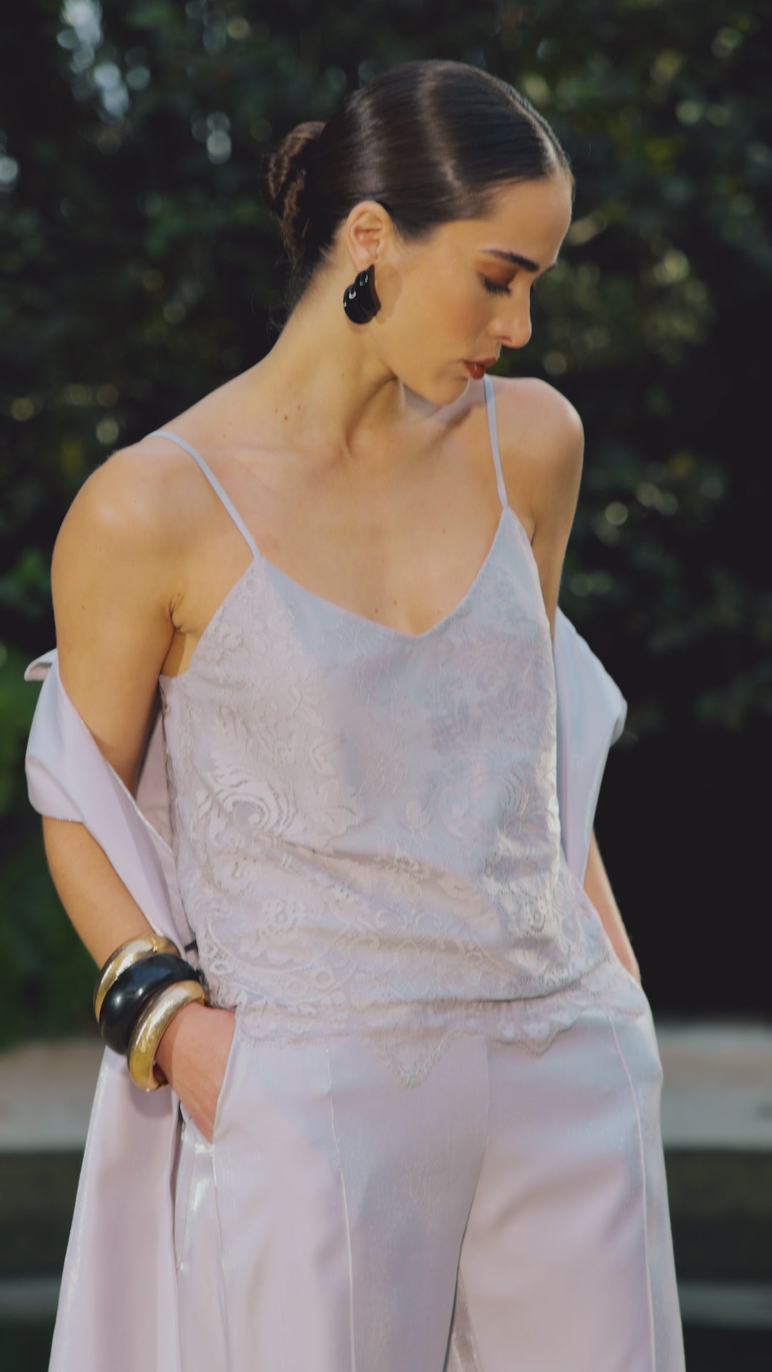 Lace Strappy Blouse