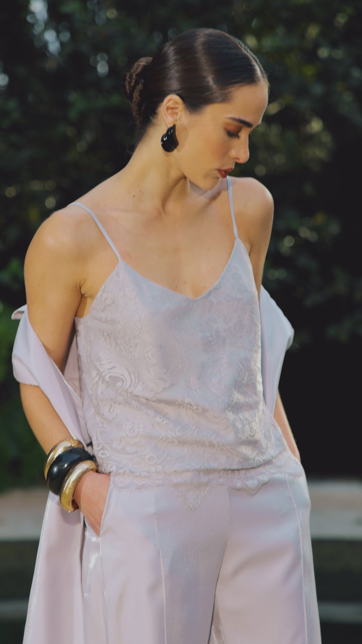 Lace Strappy Blouse