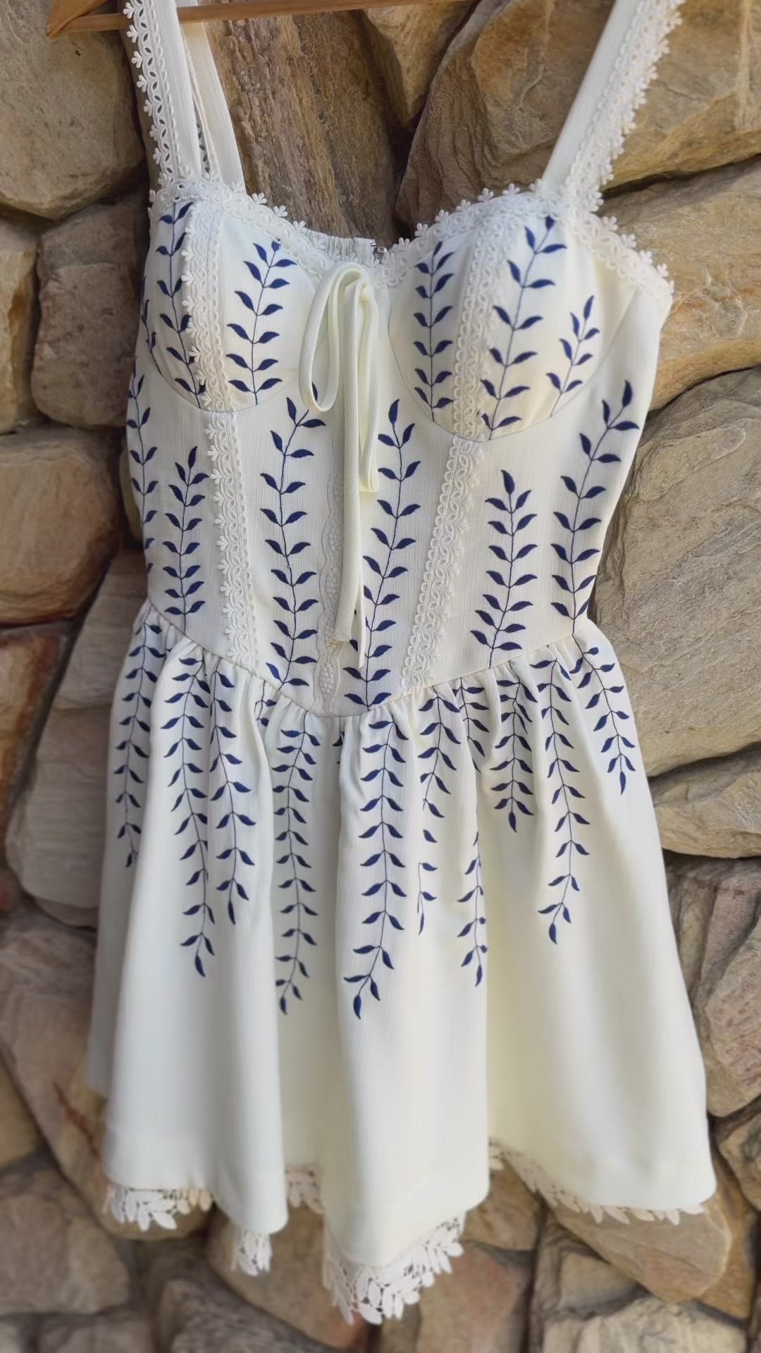 Short Embroidered Dress