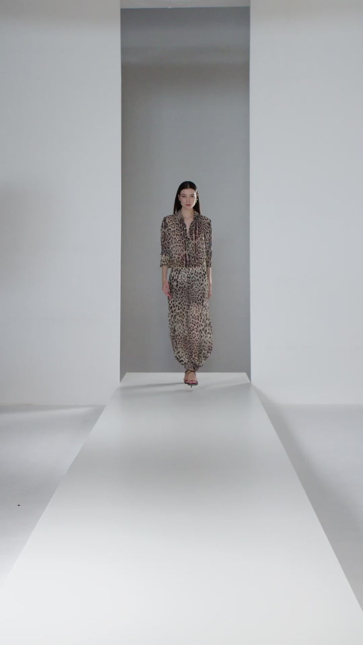 Puff Chiffon Trousers