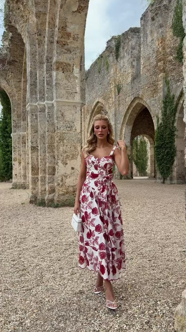 Vestido Midi Cambraia Rosalia