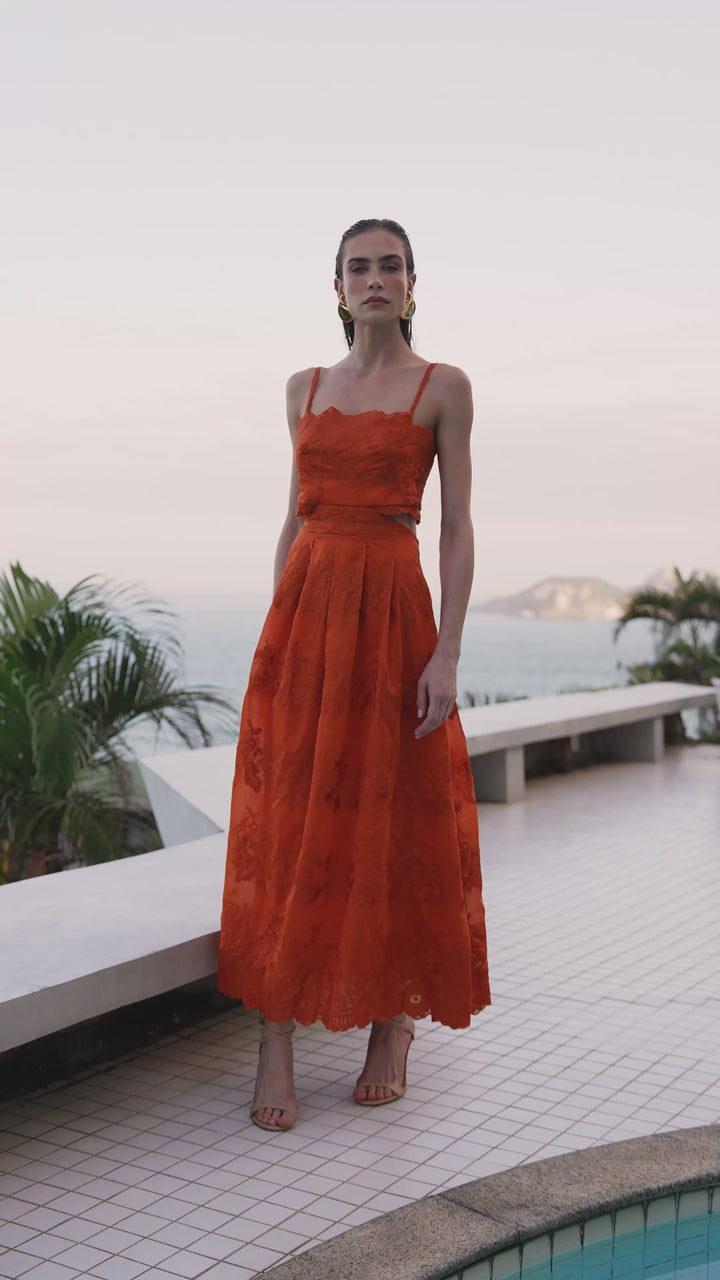 Lace Midi Dress