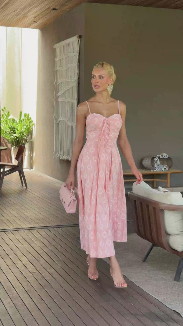Vestido Midi Laise Bella Di Vita