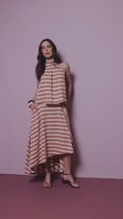 Conjunto Blusa + Saia Assimétrica