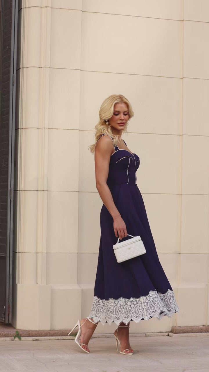 Vestido Midi Renda