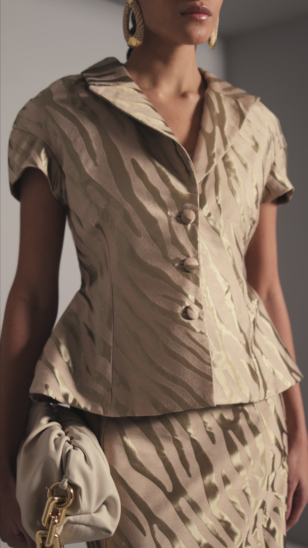 Anne Fernandes Top+Skirt+Jacket Set