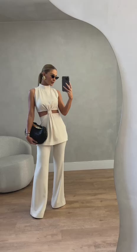 Anne Fernandes Blouse+Pants Set