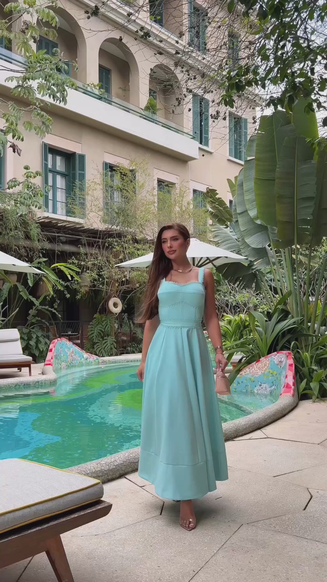 Vestido Midi Azzurra