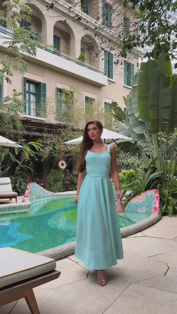 Vestido Midi Azzurra