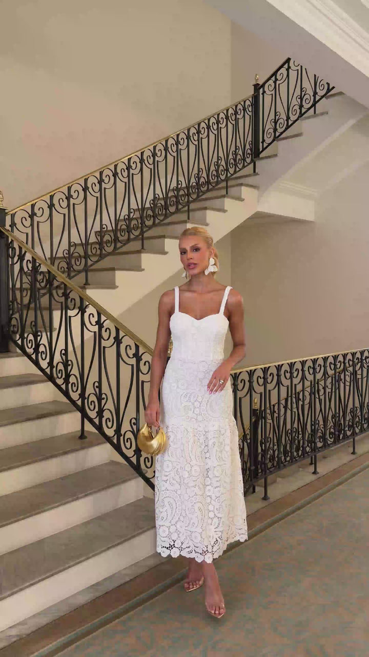 Vestido Midi Renda Réveillon