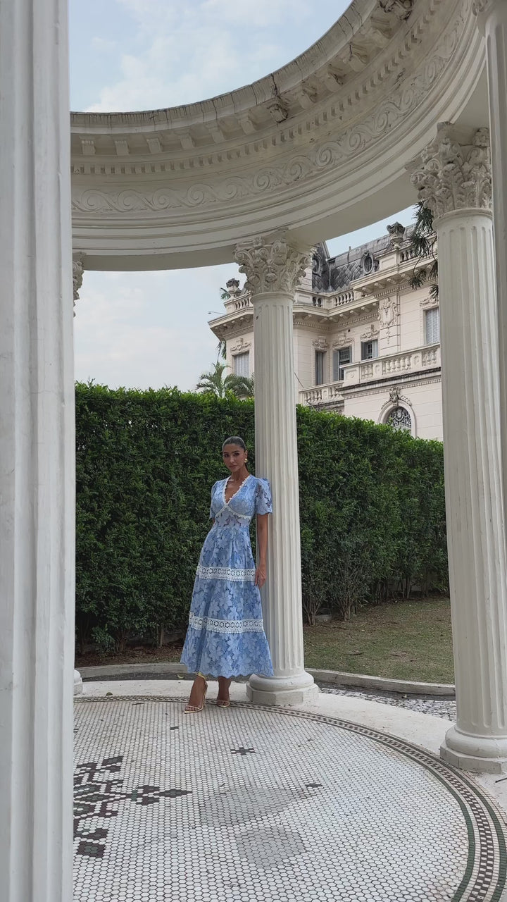 Rechilieu Lace Midi Dress