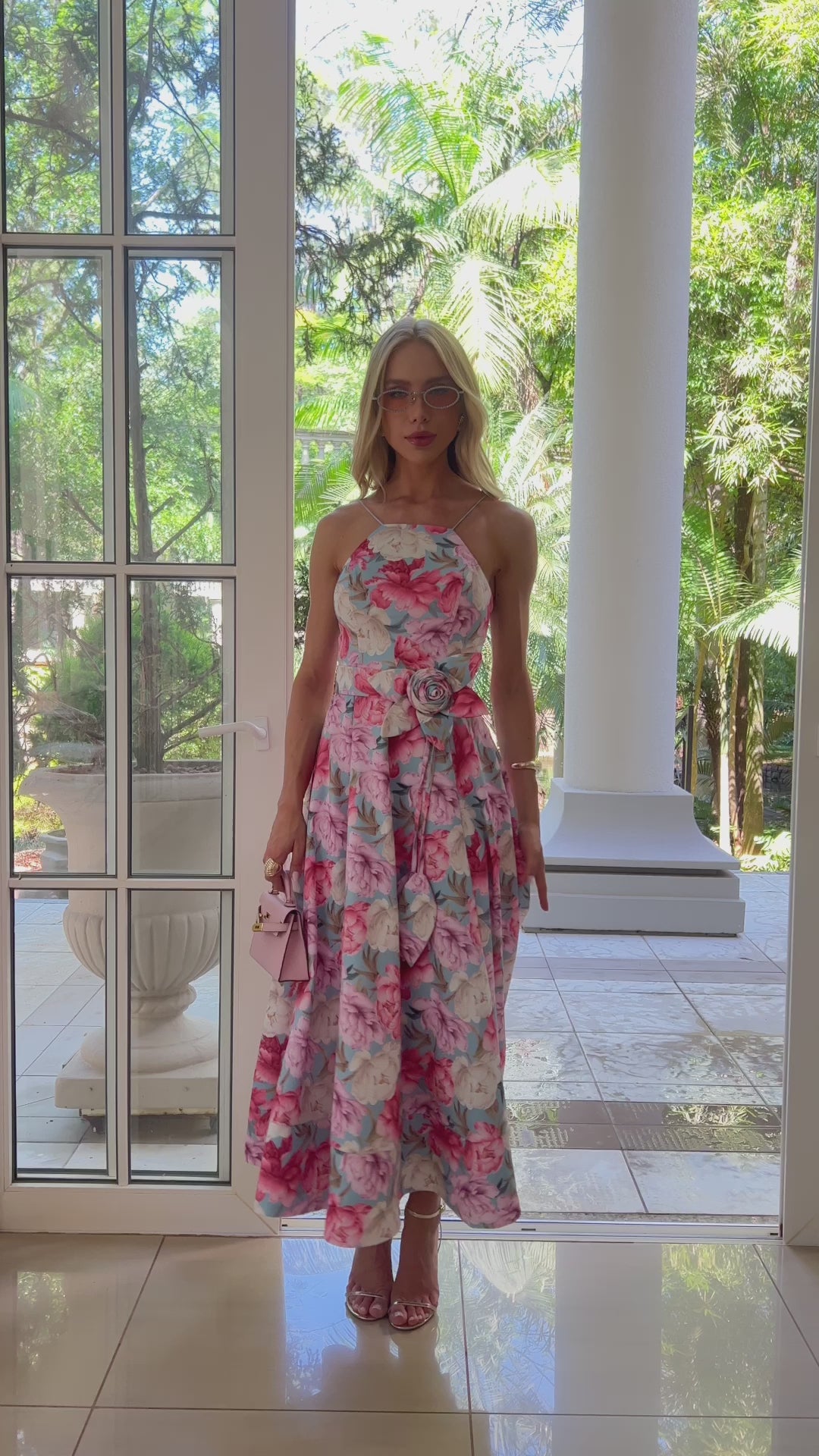 Vestido Midi Floral