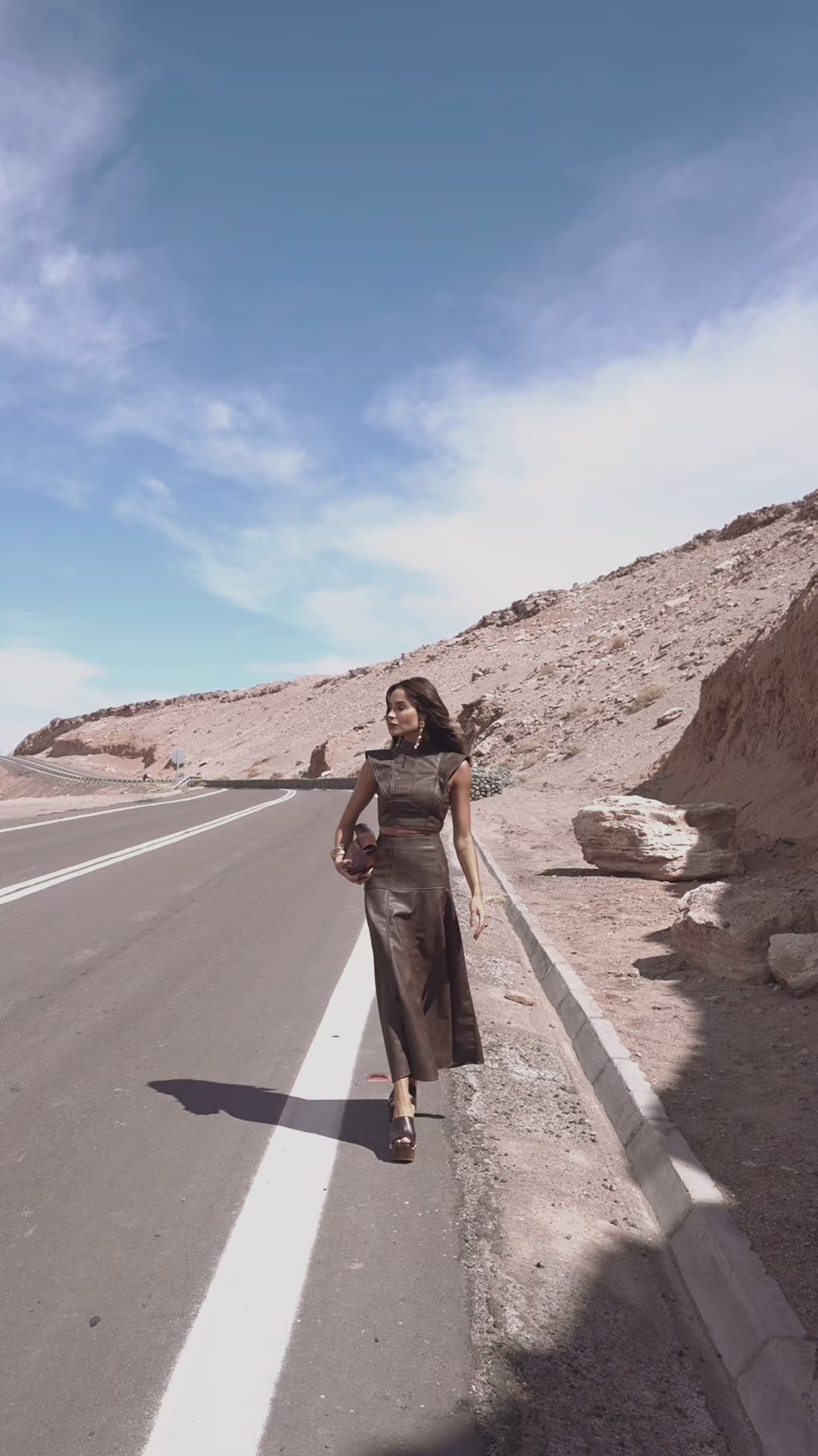 Midi Skirt + Crop Top Set