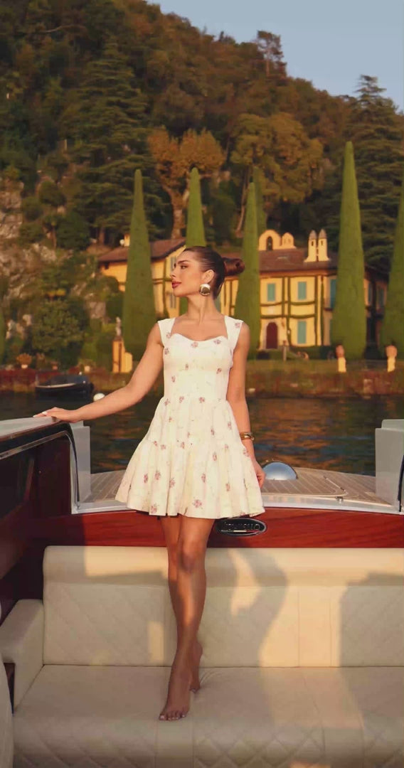 Vestido Curto Floral Bella Di Garda