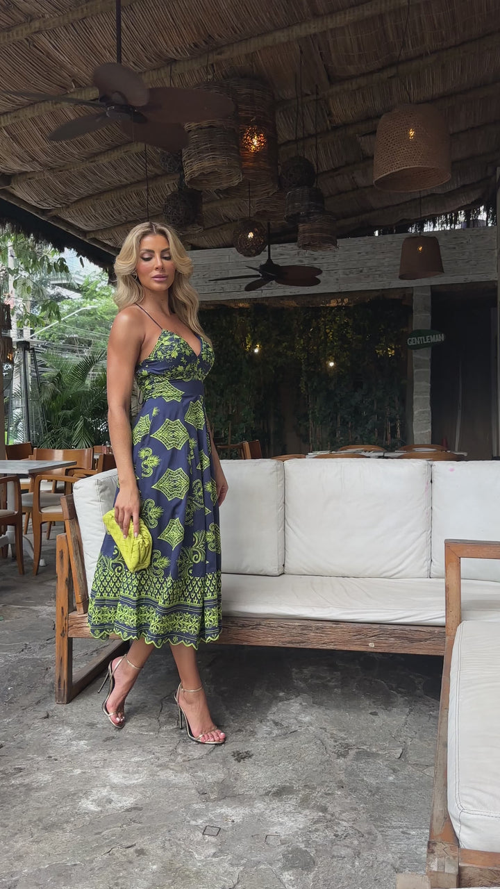 Vestido Midi Laise