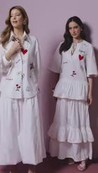 Embroidered Oversized Shirt
