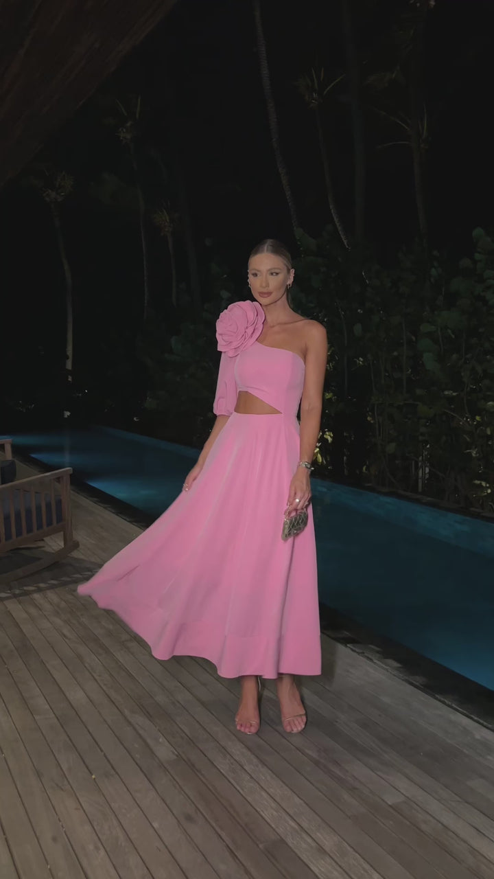 Vestido Midi Airflow Florale