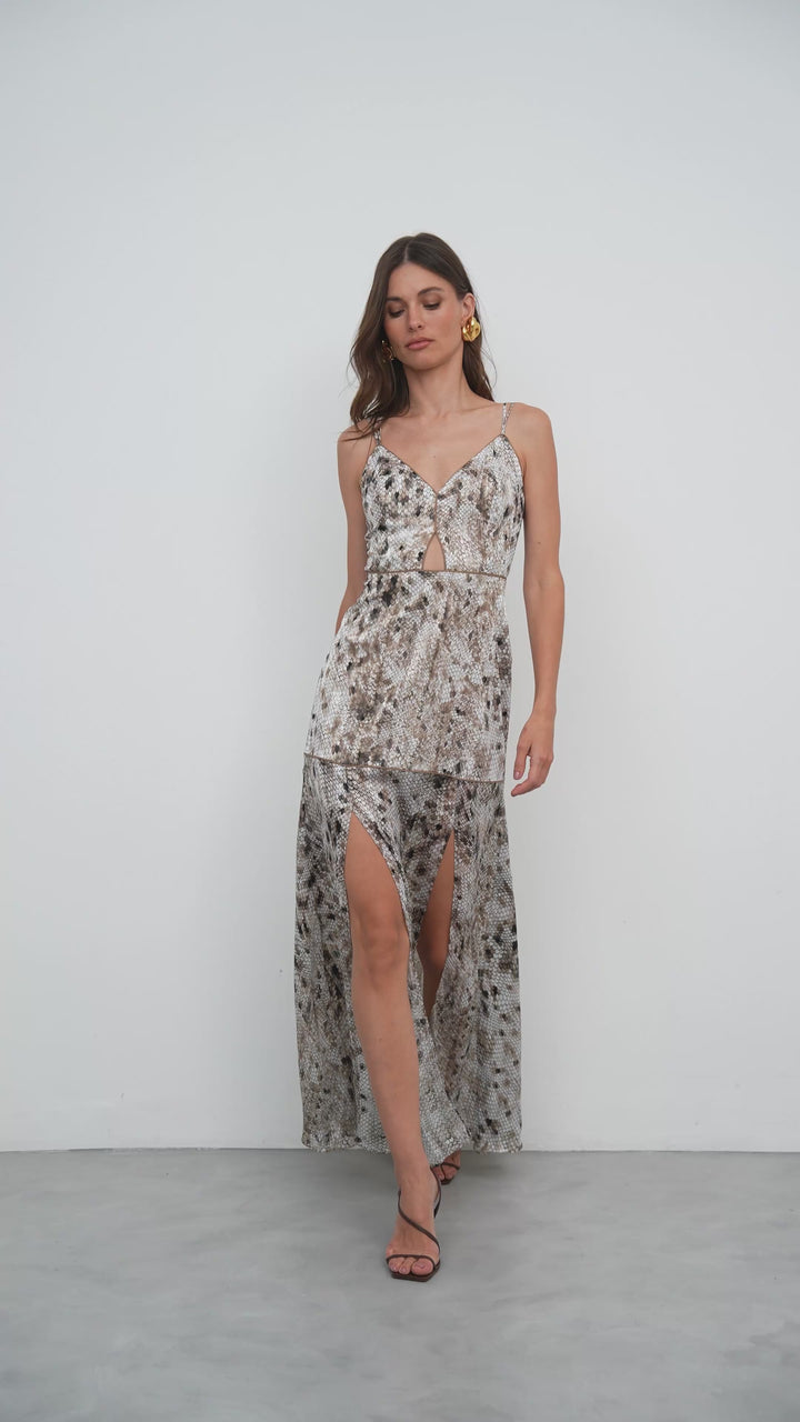 Vestido Animal Golden