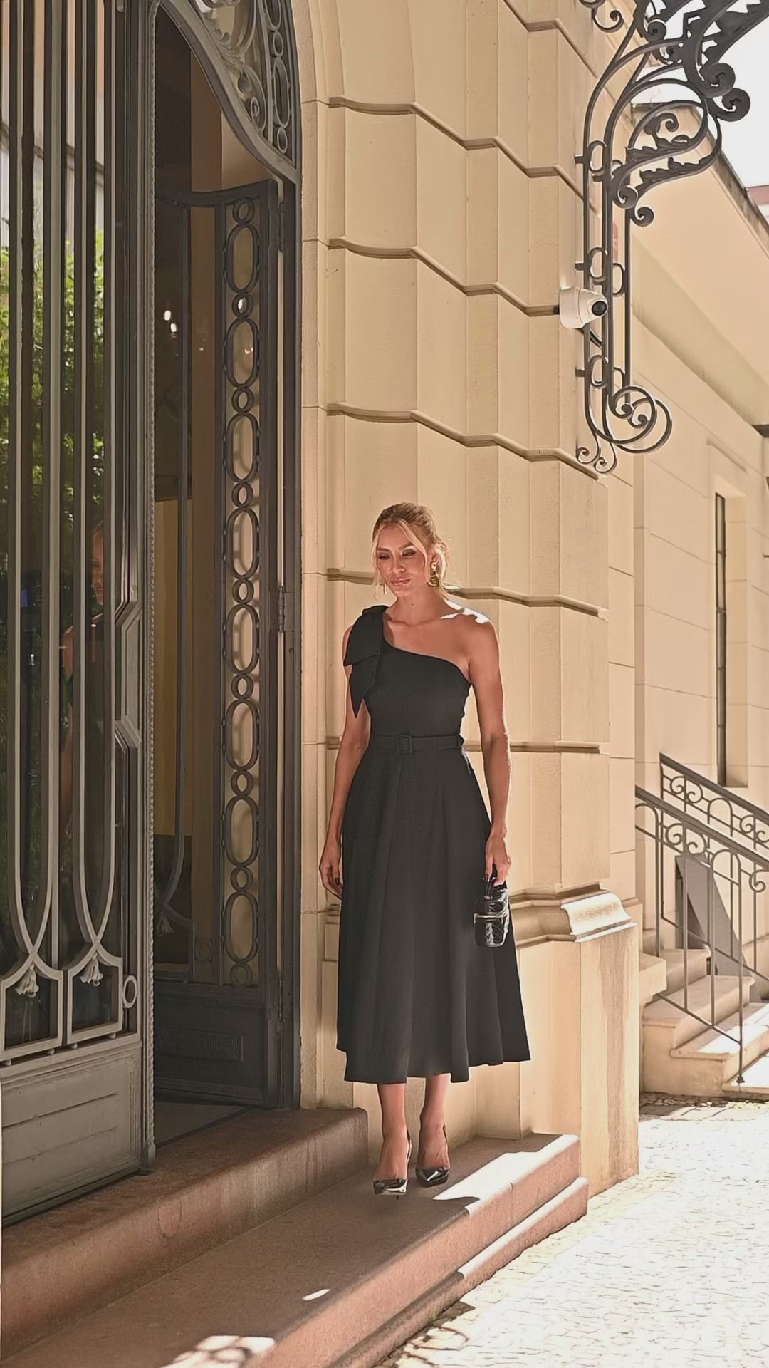 Classic Evening Midi Dress