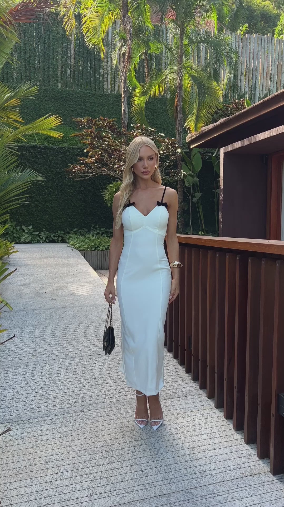 Slit Midi Dress