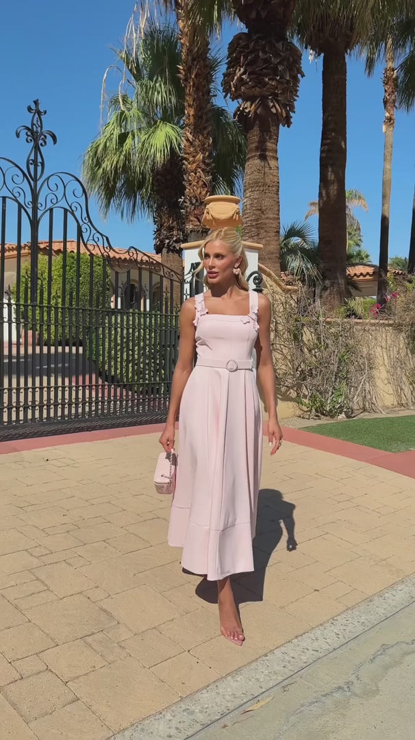 Candy Pink Midi Dress