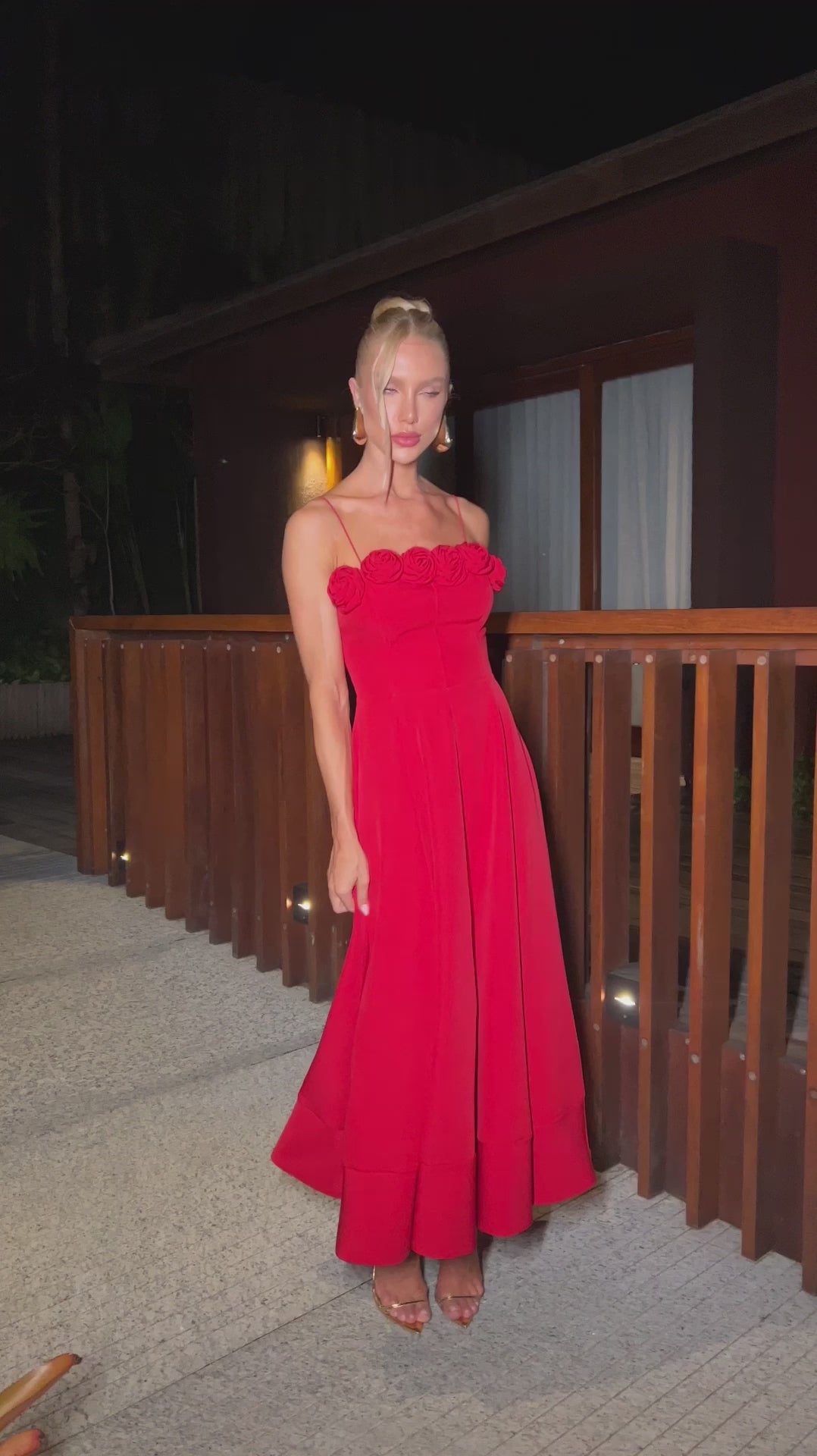 Vestido Midi Flores