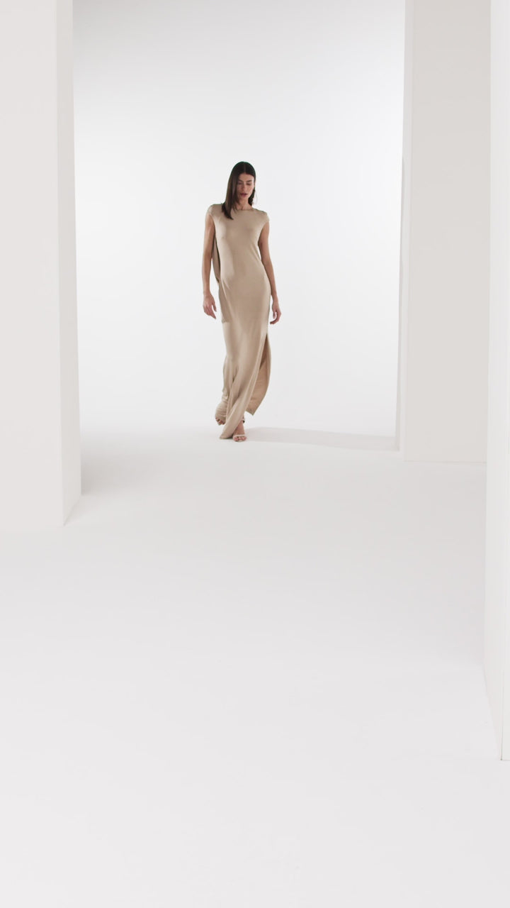 Vestido Longo Spine of Gold