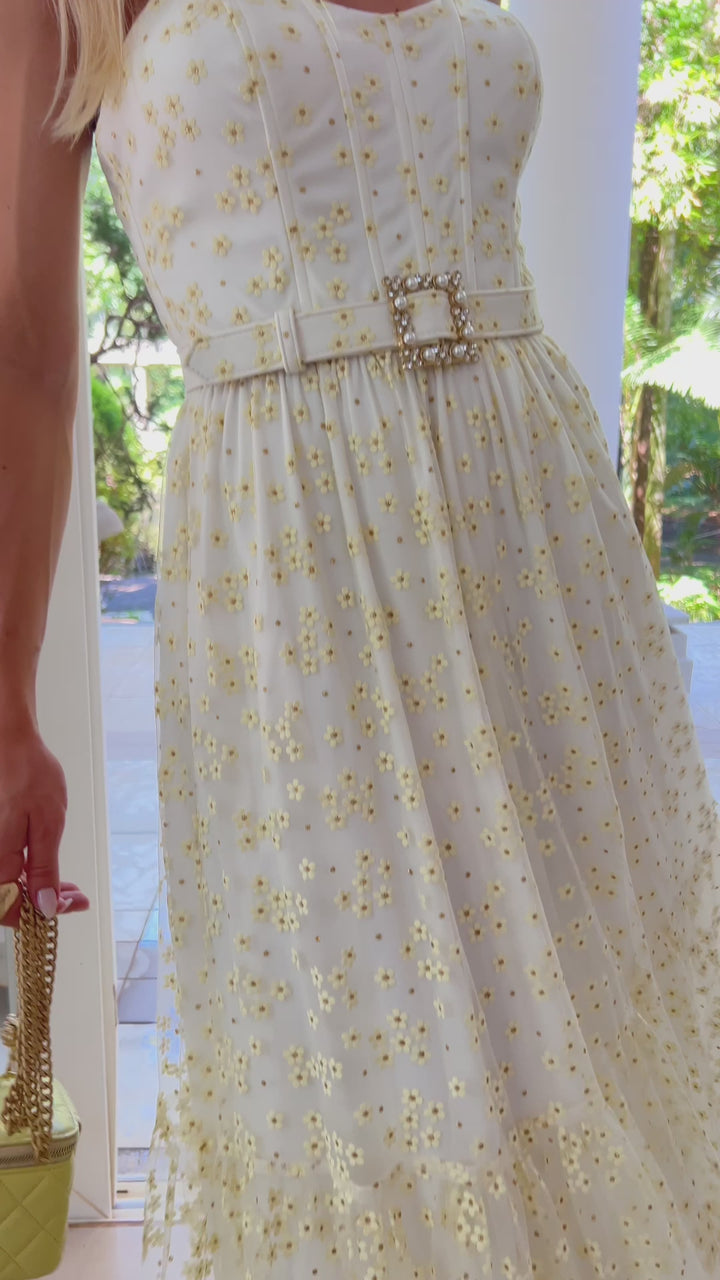 Tulle Midi Dress